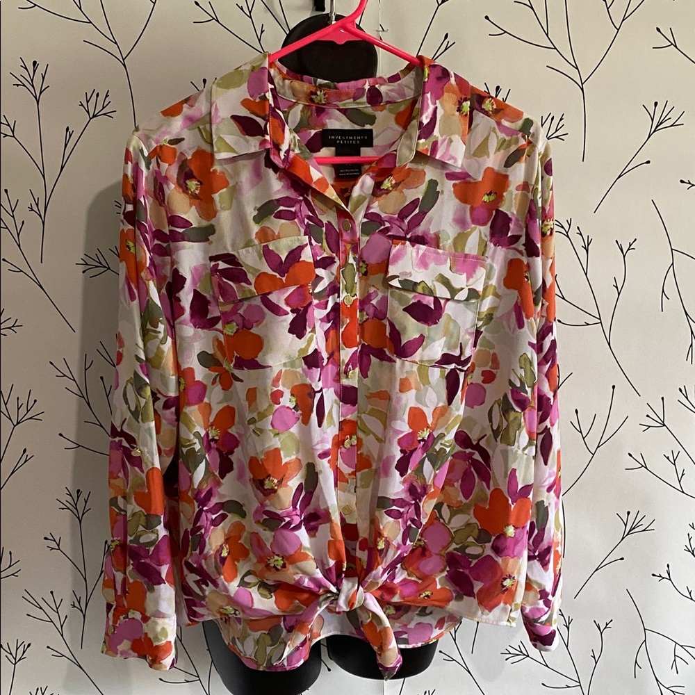 Women's Floral Blouse - Multicolor